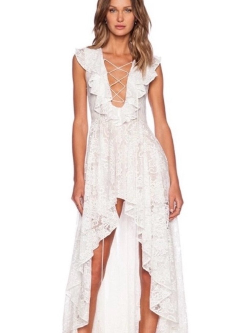 The Jetset Diaries white dress size XS